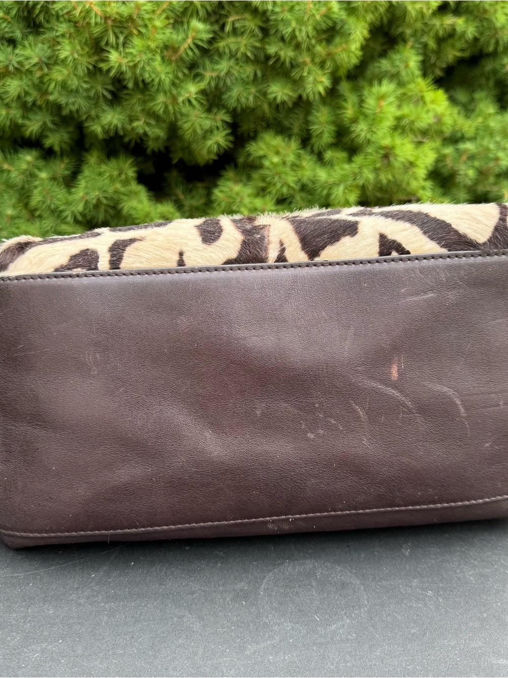 Coach Vintage Ocelot Haircalf Large Duffle (style 21167) - Picture 7 of 13